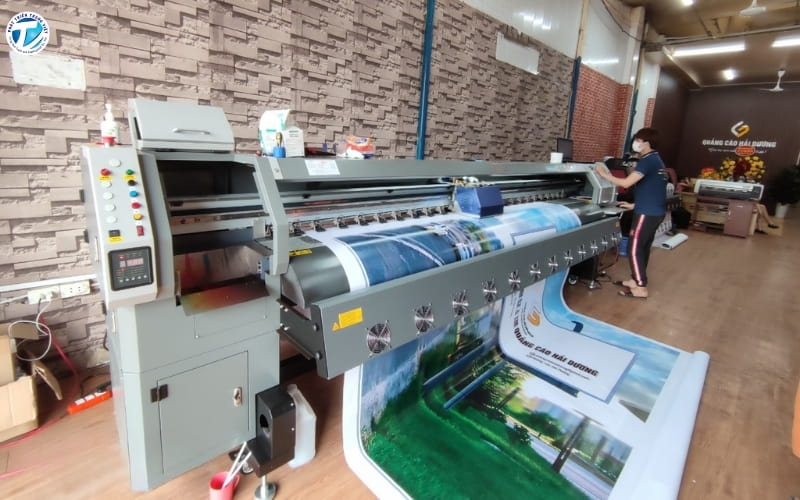 Máy in bạt truyền thống